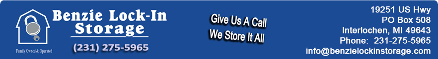 Benzie Michigan Self Storage Units